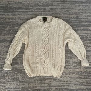 Boston Trader’s Cream Knit Cable Knit Sweater